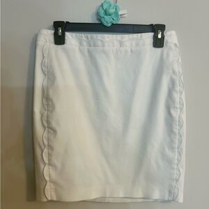 Banana Republic White Mini Pencil Skirt Size 4